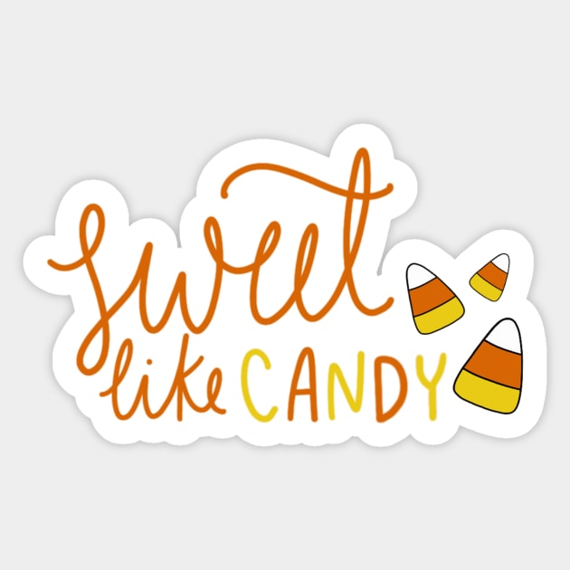 candy corn Sticker by nicolecella98